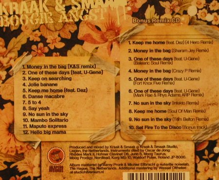 Kraak & Smaak: Boogie Angst, Digi, Jalapeno Rec., EU, 2008 Typ: 2CD Best.-Nr.: 99334 Preis: 10,00 Euro