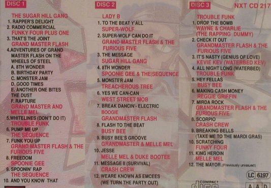 V.A.Sugar Hill Story Old School Rap: To the Beat y'all, FS-New, Sequel(NXT 217), UK, 1992 - 3CD - 99548 - 20,00 Euro