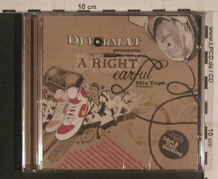 V.A.DJ Format pres.: A Right Earful Mix Tape Vol.1, Antidote(ANTcd108), EU, 2004 - CD - 99568 - 10,00 Euro
