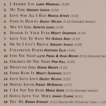 V.A.Music Works Vol.2: Lovers Dancehall,18 Tr., SPV(), D, 1996 - CD - 51273 - 5,00 Euro