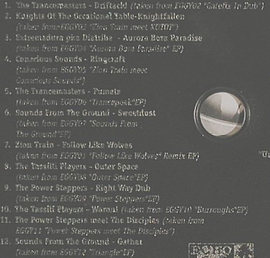 V.A.Universal Egg: Twelve inch Combination,Chapter1, Echobeach, D Typ: CD Best.-Nr.: 51401 Preis: 6,00 Euro