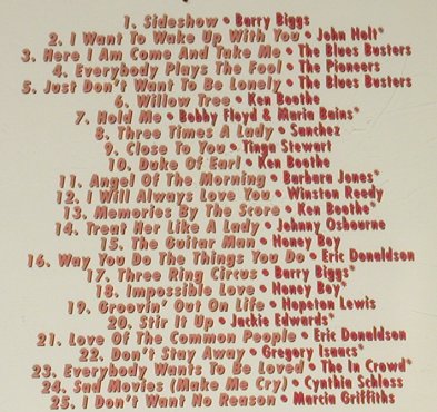 V.A.Reggae for Lovers: Barry Biggs...Marcia Griffith,25Tr., K-tel (ECD 3172), UK, 1995 Typ: CD Best.-Nr.: 51815 Preis: 5,00 Euro