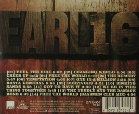 Earl 16: Feel The Fire, Downbeat(), D, 00 - CD - 52715 - 7,50 Euro