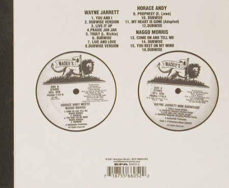 Horace Andy meets Naggo Morris: & Wayne Jarrett-MiniShowcase, Wackies(1716/1722), Digi,  - CD - 53248 - 7,50 Euro