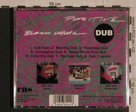 Black Uhuru: Positive Dub, DreadBeat(), A, 1994 - CD - 53738 - 7,50 Euro
