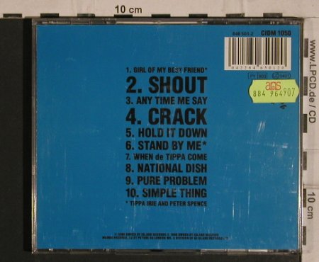 Irie,Tippa: The Original Raggamuffin, Mango(846 501-2), EU, 1990 - CD - 54937 - 6,00 Euro