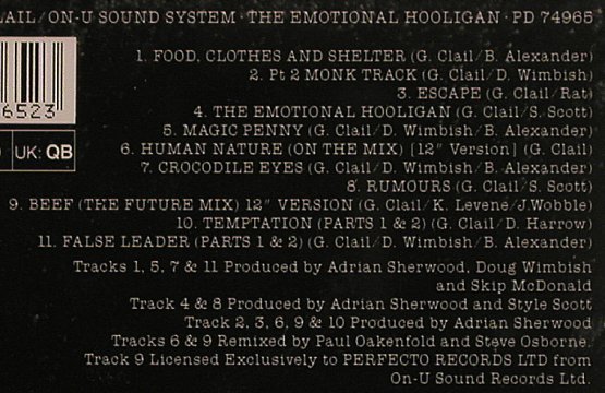 Clail,Gary: Emotional Hooligan, Perfecto(), D, 91 - CD - 56031 - 7,50 Euro