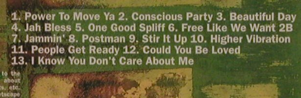 Marley,Ziggy & Melody Makers: Live Vol.1, Elektra, D, 00 Typ: CD Best.-Nr.: 56052 Preis: 5,00 Euro