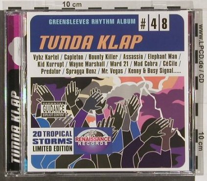 V.A.Tunda Klap: Greensleeves Rhythm Album#48, Greensleeves Rec.(GRELCD748), UK, 2004 - CD - 56289 - 7,50 Euro