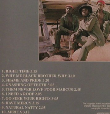 Mighty Diamonds: Right Time, Calroline, US, 2001 Typ: CD Best.-Nr.: 56870 Preis: 6,00 Euro