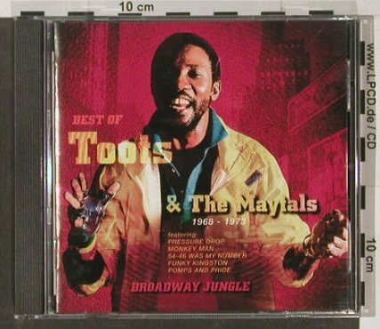 Toots & The Maytals: Broadway Jungle, 1968-1973, 16 Tr., Trojan, UK, 2001 Typ: CD Best.-Nr.: 57094 Preis: 9,00 Euro