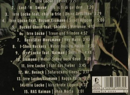 V.A.Dancehall Visions Vol.1: Irre Locke...RAS Kaiman, 15 Tr., Locke(), D, 2000 - CD - 57870 - 7,50 Euro