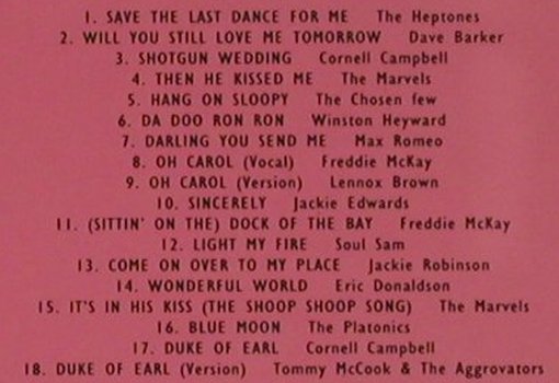 V.A.Save the Last Dance for me: 18 fab 50's & swinging 60's, Trojan (CDTRL 317), F, 1993 Typ: CD Best.-Nr.: 58355 Preis: 7,50 Euro