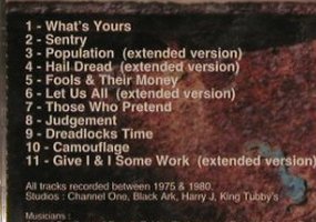 Knowledge: Straight outta Trenchtown,1975-1980, Maka Sound(322372), F, 2002 - CD - 58958 - 11,50 Euro