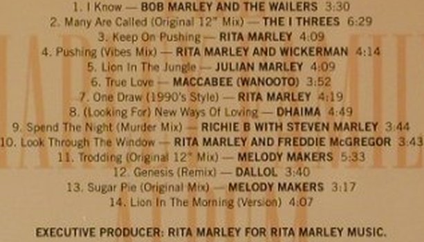 V.A.Marley Family Album: 14 Tr., DreadBeat(), D, 95 - CD - 60774 - 6,00 Euro