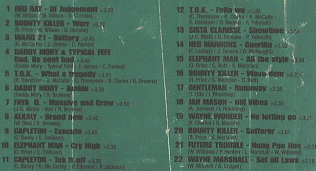 V.A.Chich 14: Reggae Various Artists+BonusMix, Bakchin(), , 2003 - 2CD - 61358 - 7,50 Euro