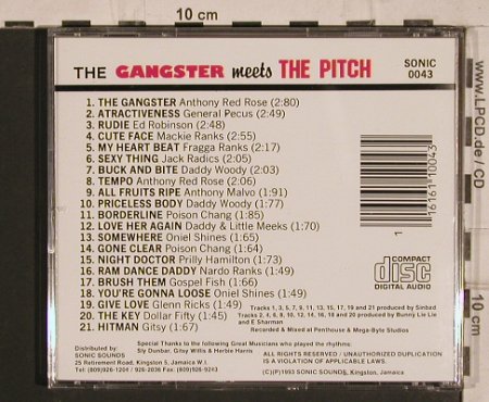 Gangster, the: meet the Pitch, Sonic Sounds(0043), , 1993 - CD - 61404 - 7,50 Euro