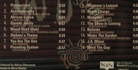 V.A.Adrian Sherwood pres.: The Master Recordings, 16 Tr., ON-U(), ,  - CD - 62148 - 5,00 Euro