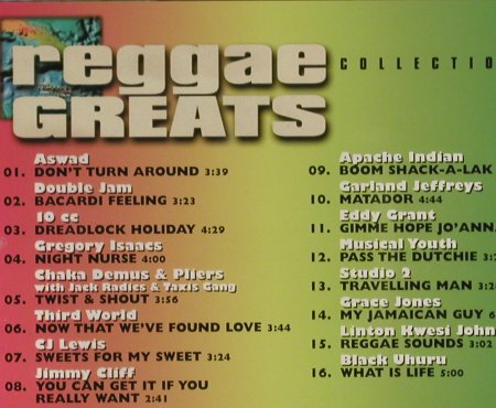 V.A.Reggae Greats: Asward...Black Uhuru, 16 Tr., Polymedia(556 308-2), D, 2001 - CD - 62911 - 5,00 Euro