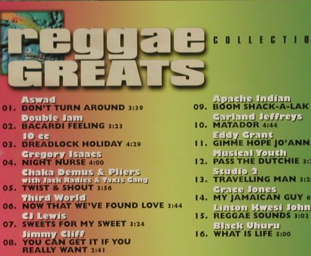 V.A.Reggae Greats: Asward...Black Uhuru, 16 Tr., Polymedia (556 308-2), D, 2001 Typ: CD Best.-Nr.: 62911 Preis: 5,00 Euro