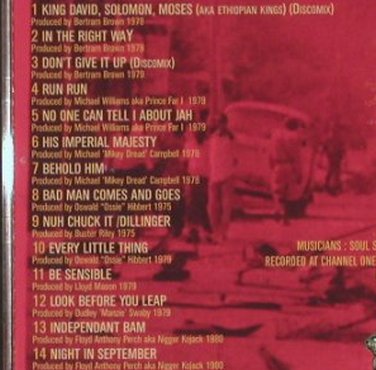 Taylor,Rod: Ethiopian Kings 1975-1980, Patate Rec (PRP 003), F Typ: CD Best.-Nr.: 63879 Preis: 5,00 Euro