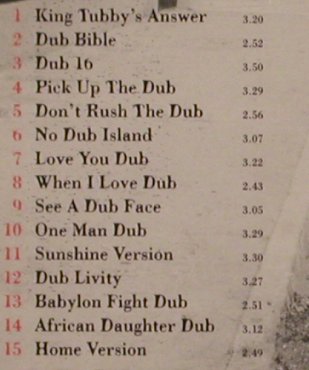 Scientist: Dub in the Root Tradition, Blood&Fire, UK, 1996 Typ: CD Best.-Nr.: 64641 Preis: 10,00 Euro