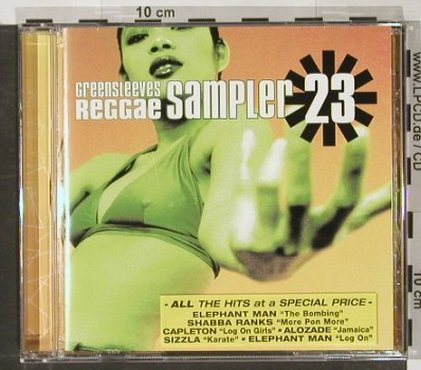 V.A.Greensleeves Reggae Sampler: #23, 18 Tr., Greensleeves Rec.(), UK, 02 - CD - 66256 - 6,00 Euro