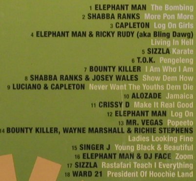V.A.Greensleeves Reggae Sampler: #23, 18 Tr., Greensleeves Rec.(), UK, 02 - CD - 66256 - 6,00 Euro