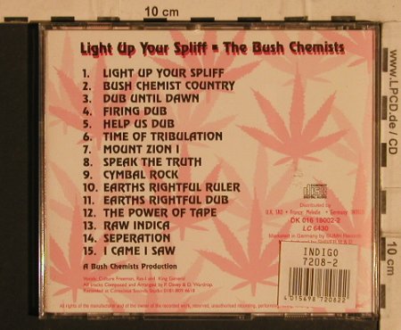 Bush Chemists, the "In Dub": Light up your Spliff, Indigo(CNC-CD005), D,  - CD - 67517 - 10,00 Euro