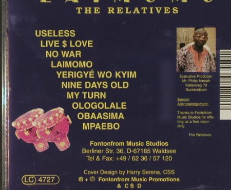 Laimomo: The Relatives, FonTonFrom Music Pr.(), D, 1996 - CD - 84161 - 10,00 Euro