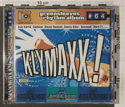 V.A.Greensleeves Rhythm Album: #64, Klymaxx!, FS-New, Greensleeves Rec(), UK, 2002 - CD - 92186 - 7,50 Euro