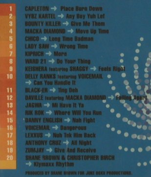 V.A.Greensleeves Rhythm Album: #64, Klymaxx!, FS-New, Greensleeves Rec(), UK, 2002 - CD - 92186 - 7,50 Euro