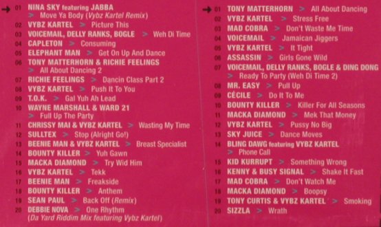 V.A.The Biggest Ragga: Dancehall Anthems 2004, FS-New, Greensleeves Rec, EU, 2004 Typ: 2CD Best.-Nr.: 92446 Preis: 10,00 Euro