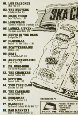 V.A.Ska...Ska...Skandal No.5: 18 Finest Footballthems, FS-New, Pork Pie (PP 05651-2), D, 2006 Typ: CD Best.-Nr.: 93561 Preis: 10,00 Euro