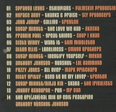 V.A.Ori(Jah)nal Selecta: 14 Tr., FS-New, Orijahnal Rec.(JAHcdXX001), UK, 2004 - CD - 93684 - 7,50 Euro