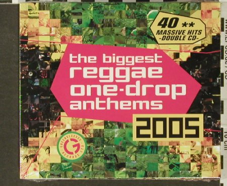 V.A.Biggest Reggae One-Drop Anthem: 2005-Drop Anthem, Greensleeves Rec.(), UK, 2005 - 2CD - 94106 - 11,50 Euro
