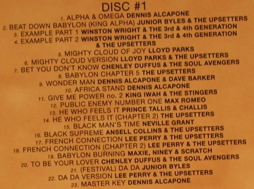 Upsetter: Complete UK Singles Collection 4, Trojan(CDTAL 905), UK Digi, 2001 - 2CD - 95221 - 12,50 Euro