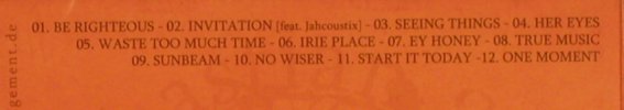 Sturm,Sebastian: One Moment In Peace, FS-New, Rootdown Records, , 2008 Typ: CD Best.-Nr.: 99664 Preis: 10,00 Euro