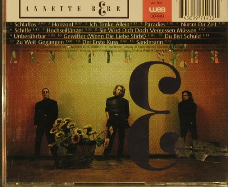 Berr,Annette: Schlaflos, WEA(), D, 94 - CD - 50513 - 4,00 Euro