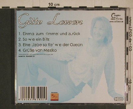 Lorson,Gitte: Zum Himmel und Zurück +3, Cavadon Rec(), D,  - CD5inch - 50700 - 2,50 Euro