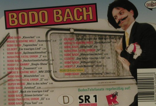 Bach,Bodo: Ich Verabscheu mich, Sony (501404 6), D, 2000 Typ: CD Best.-Nr.: 50820 Preis: 3,00 Euro
