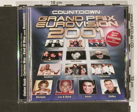 V.A.Grand Prix Eurovision 2001: 18 Tr.Countdown, BMG, EU, 01 Typ: CD Best.-Nr.: 52696 Preis: 2,50 Euro