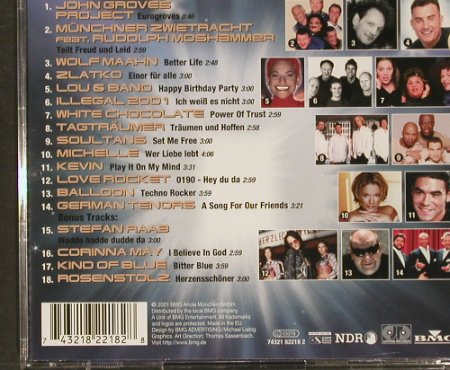 V.A.Grand Prix Eurovision 2001: 18 Tr.Countdown, BMG, EU, 01 Typ: CD Best.-Nr.: 52696 Preis: 2,50 Euro