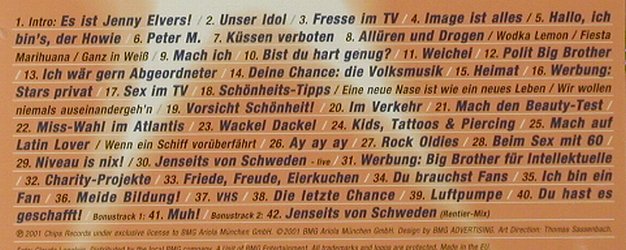 Boettcher,Chris: Be a Star !, Chips Records, D, 2001 Typ: CD Best.-Nr.: 53508 Preis: 4,00 Euro