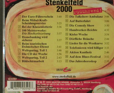 Stenkelfeld 2000: Rüüührend!, Selected Sound(), D, 1999 - CD - 54194 - 7,50 Euro