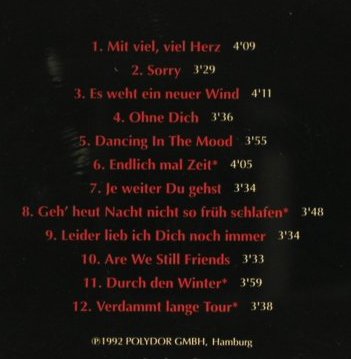 Carpendale,Howard: Mit Viel,viel Herz, Polydor(), D, 92 - CD - 54871 - 5,00 Euro