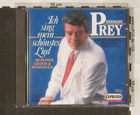 Prey,Hermann: Ich sing mein schönstes Lied, Capriccio(), D, 20 Tr., 89 - CD - 55745 - 7,50 Euro