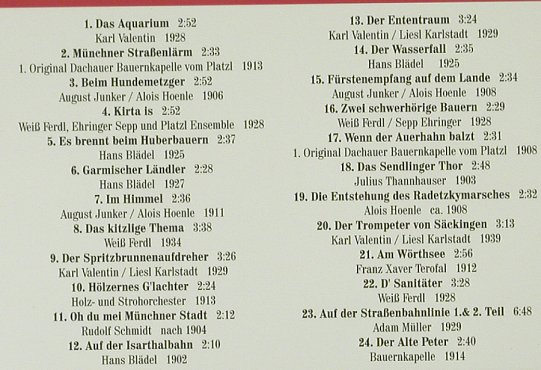 V.A.Rare Schellacks 1902-1939: München-Bayern,Szenen&Vorträge,Digi, Trikont (US-0263), D, 1999 Typ: CD Best.-Nr.: 55850 Preis: 7,50 Euro