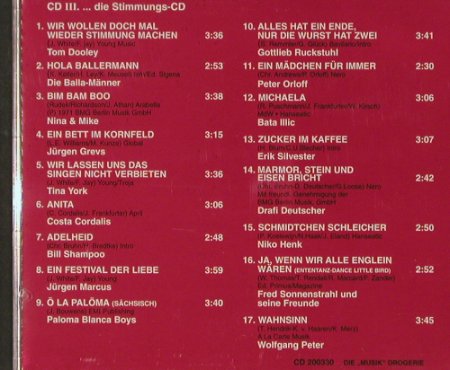 V.A.Schlager Gold 2000: Folge 7 /CD1 , 16 Tr., BMG (200310), D Typ: CD Best.-Nr.: 55871 Preis: 4,00 Euro