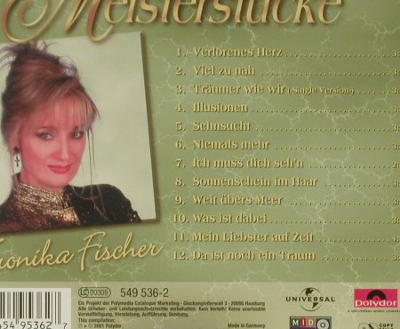 Fischer,Veronika: Meisterstücke, 12 Tr., Polyd.(), D, 01 - CD - 56274 - 4,00 Euro